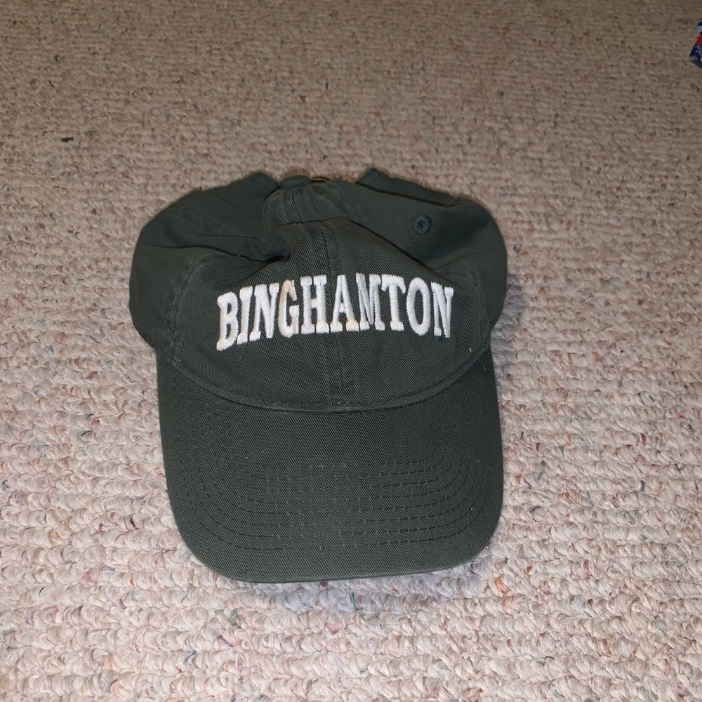 Binghamton University Green Baseball Cap